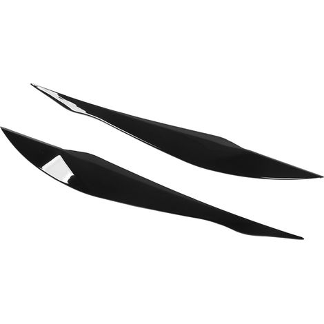 Paar ABS-Scheinwerferblenden für BMW 3er F30 F31 (2012–2018), glänzend schwarz, als Ersatzteil, 2-teiliges Set, sportliche Ausführung (1/5)