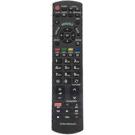 Télécommande de remplacement Panasonic N2QAYB000487 pour téléviseur Panasonic universel Édition 1 (1/5)