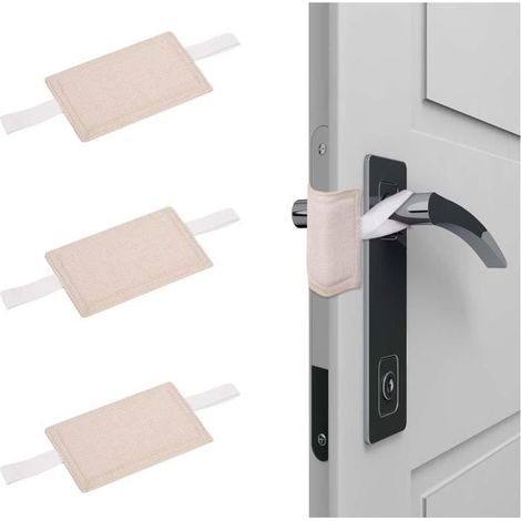 3 silencieux de porte silencieux, coussin de fermeture de porte silencieux pour les dormeurs légers, réduction du bruit (1/4)