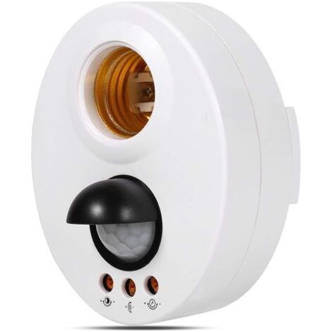 ALLIANDIS Infrarot-Bewegungsmelder mit E27-Sockel, energiesparendes Nachtlicht, E27-LED-Lampe, automatische Abschaltung, 110–250 V, Sensor-Lampenfassung (1/5)