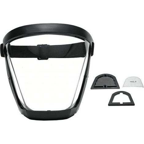 Écran Facial, Écran Facial Complet De Protection Transparent, Écrans Faciaux Transparents, Protection des Yeux, Sécurité De Protection Personnelle À Couverture Complète (1/5)