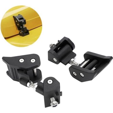Shipenophy Motorhaubenschloss aus Aluminium für Wrangler TJ 97-06, einfache Montage, Autozubehör (1/4)