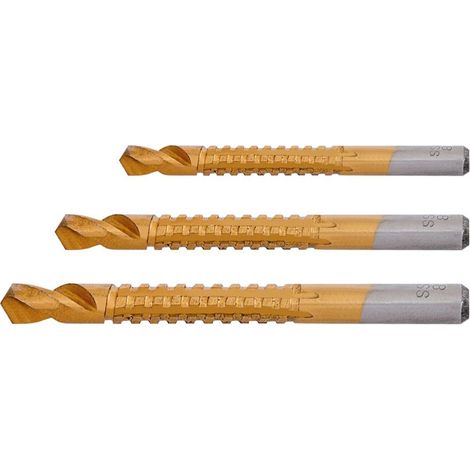 HSS-TiN-Sägebohrer, 5–8 mm, 3er-Set (1/2)