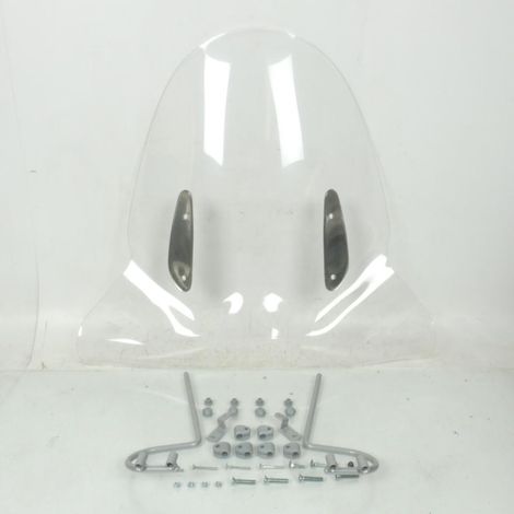 Windschutzscheibe mit Halterung für Yamaha 50 Why Roller, (1/5)