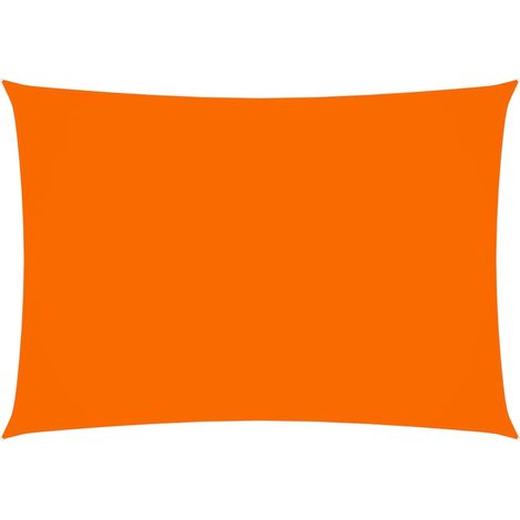 Parasol vela de tela oxford rectangular 25 x 45 m naranja 020009578