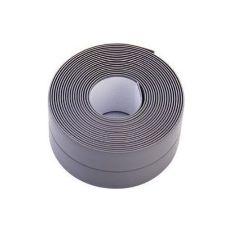 1PC(gris)Rouleaux Bande d'étanchéité Imperméable,Joint Salle de Bain,PVC Ruban de Calfeutrage Autocollant pour Cuisine,Toilettes WC,Baignoire (1/5)