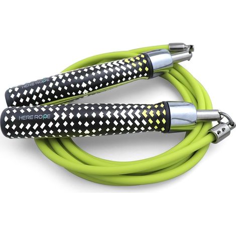 1/4 lb Weighted Jump Rope for Speed, Cardio, Boxing and Workout, Skipping Rope with Ball Bearing, Comfortable and Ergonomic (1/5)