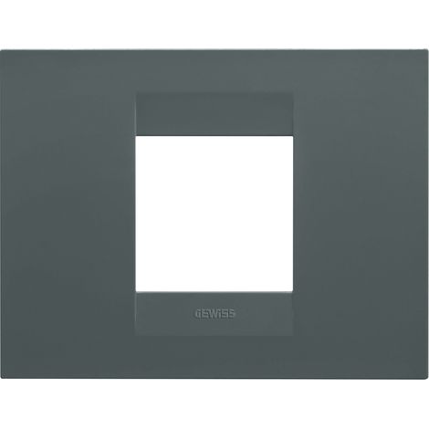 PLAQUE GEO RECTANGULAIRE 2P SARCELLE GEWISS GW16402VZ