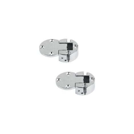 Lot de 20 Charnière Meuble de Rabat Charnière de Meubles Ferrure Pliable Plano-Medial pour Ouverture en Bois Angle D'Ouverture 90°- Crezuo (1/3)
