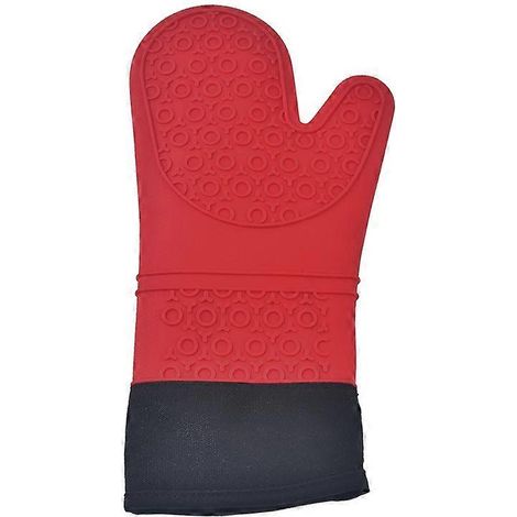 Gants de cuisine professionnels, maniques en silicone, 1 paire de gants isolants, gants de cuisine et de pizza (1/5)