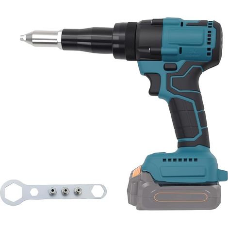Brushless Rivet Pliers with LED Light, Compatible with 18V Li-Ion Batteries, Ideal for Construction Sites, Automotive Repairs and DIY No Battery (1/5)
