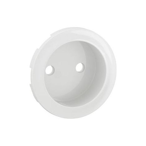 Legrand CB0110 Abdeckblende für 2-polige Céliane-Steckdose – Weiß