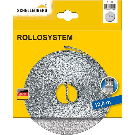 Sangle pour volet roulant, 23 mm, 12 m, Gris (1/5)