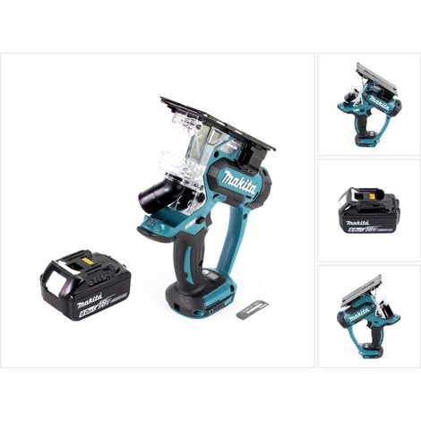 Makita DSD 180 G1 Scie à plâtre sans fil 18 V + 1x batterie 6,0 Ah - sans chargeur