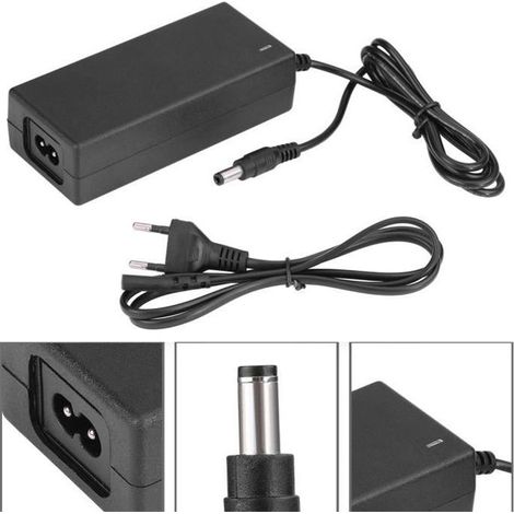 Adaptateur secteur - YES - DC 29.4V 2A - Pour batterie au lithium - Prise EU/US/UK - Câble 5,5x2,5mm (1/4)