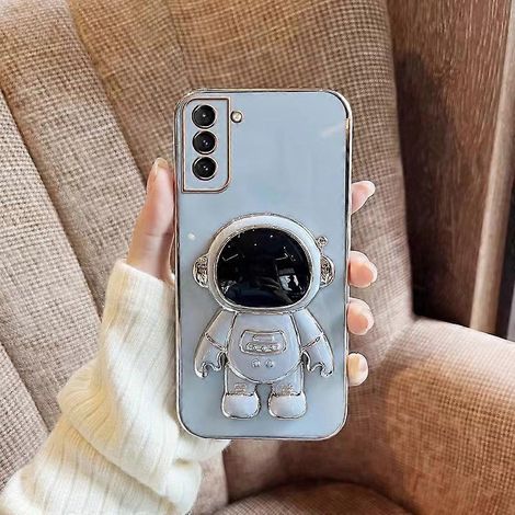 Pour Samsung Galaxy A72 4G / 5G Placage Astronaute Support Étui de téléphone (1/4)
