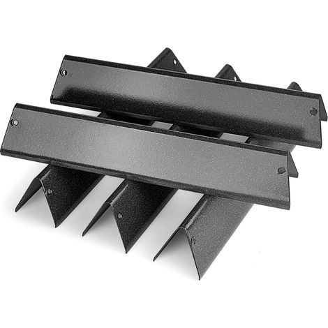 Barres Flavorizer de 38,9 cm pour Weber Spirit 300, E-310, E-320, S-310, S-320 ,Couvre-brûleurs émaillés en porcelaine (Pièces de rechange et accessoires pour Weber 7636)
