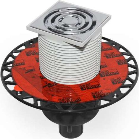 TECEdrainpoint S 130 Ablaufset, senkrecht, mit Seal System (1/2)