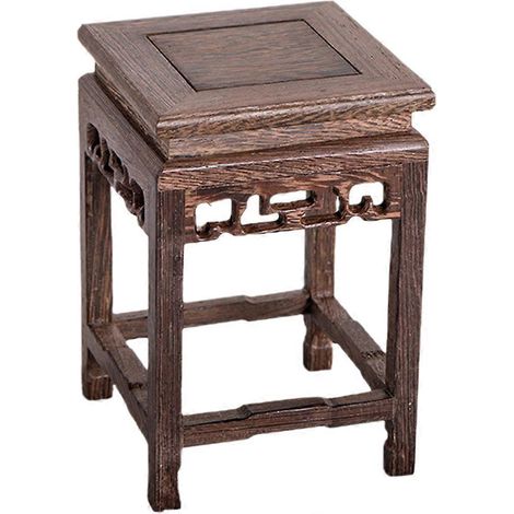 Étagère en bois antique, présentoir pour vases et petits pots de fleurs, décoration intérieure (1/5)