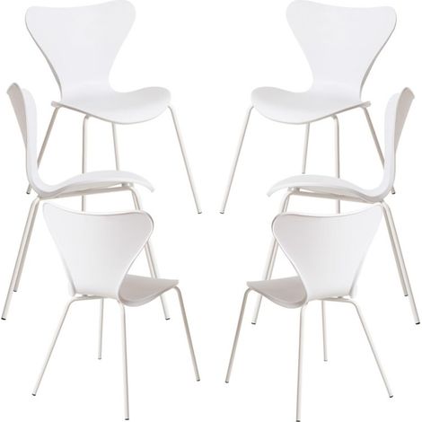 Packs Sillas Comedor - Pack 6 Sillas Ceolin - Blanco