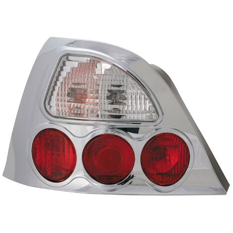 Coppia fanali posteriori - compatibile per Rover 200/25 - MG ZR (11/95-5/05) - Cromo
