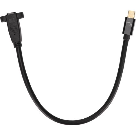 Câble Mini DisplayPort 4K Femelle vers Mâle, Rallonge de Test Compacte avec Trous de Fixation pour Ordinateur (1/5)