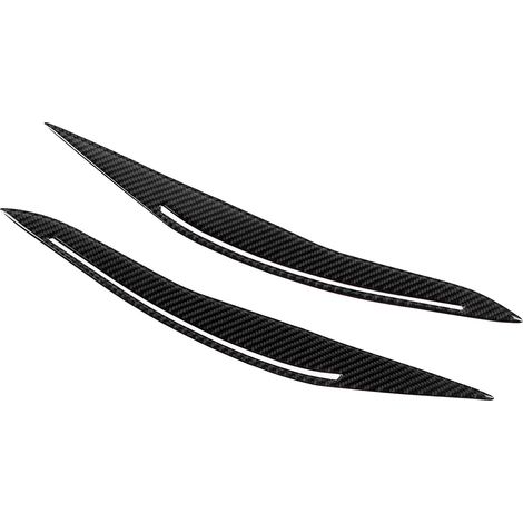 Baguettes de finition en fibre de carbone pour phares (une paire) pour BMW Série 5 F10 (modèles 2014-2016) (1/5)