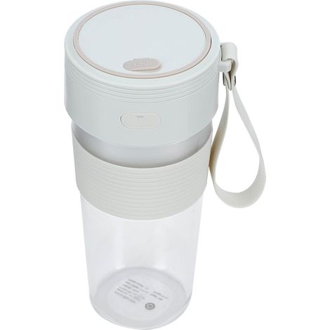 Mini Blender Portable Rechargeable USB 300ml Vert Rose Silicone PC Lames S pour Maison Voyage Bureau (1/3)