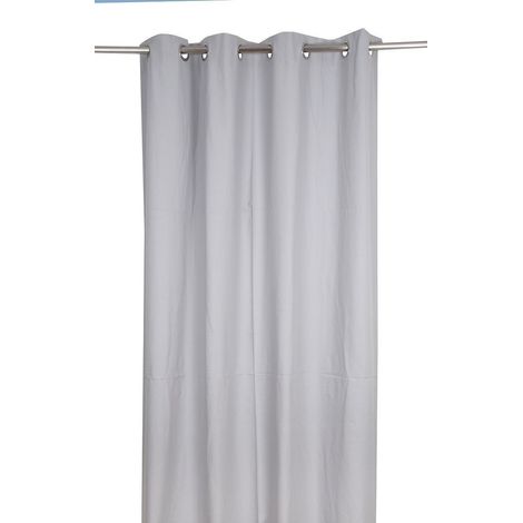 Rideau Coton Gris Clair 140x240cm INVENTIV