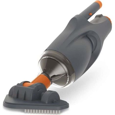 Kokido – Aspirateur rechargeable compact pour petites piscines et spas – Batterie lithium-ion – Tête d'aspiration pivotante avec brosses – Étanche