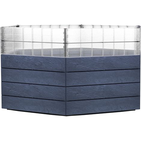 GARANTIA ERGO letto rialzato Turbo XL 75 Stone, incl. sistema di risparmio idrico FLORA