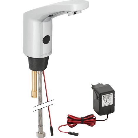 Geberit 116135211 Type 185 Robinet de lavabo, alimentation secteur (1/3)