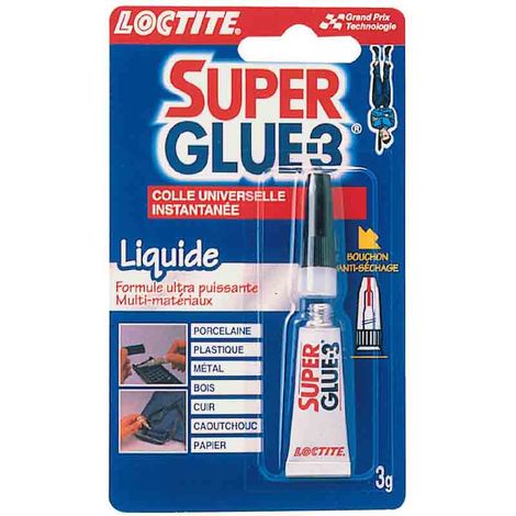 Loctite Super Glue 3 cola transparente tubo 3 g