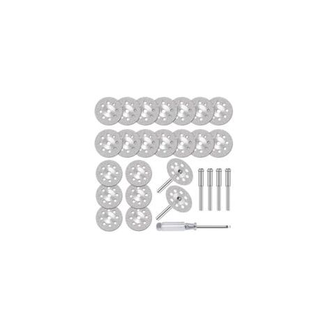 20 Pcs Mini Disque Diamant à Tronçonner pour Dremel avec Mandrin de 3mm pour Coupe Pierre, Verre, Céramique - Crezuo (1/4)