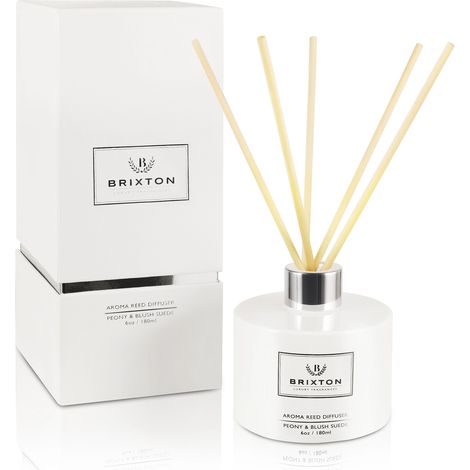 BRIXTON Diffusore di fragranze Homms Peony & Blush Suede da 180 ml con bastoncini (1/5)