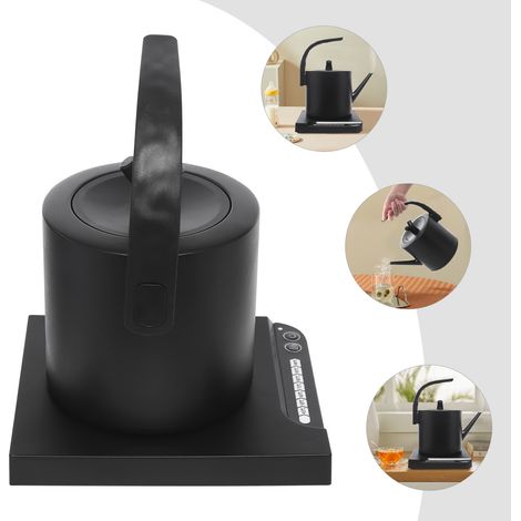 Bollitore elettrico con filtro per tè, nessuna plastica a contatto con l'acqua, preparatore di tè caldo con controllo temperatura e spegnimento automatico, bollitore tè (1/5)
