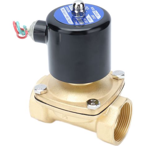 Électrovanne normalement fermée en cuivre 2W-400-40, 110 V CA (1/5)