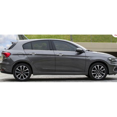 Fiat Tipo HB - Profili cromati per portiere e finestrini laterali (1/3)