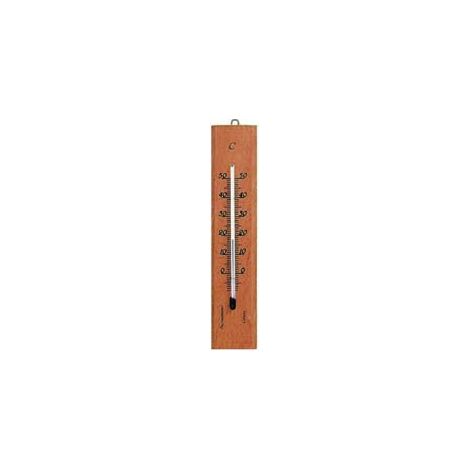 Termometro Legno Naturale Rettangolare 190 MMX40 Molletherm 5 Pezzi