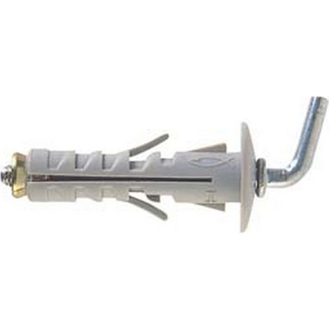 100PZ TASSELLO IN NYLON CON GANCIO CORTO "SB" - SB 12/8 ø mm.12x45 gancio mm.12