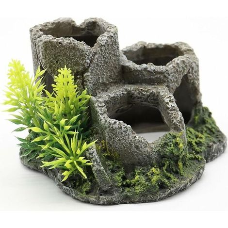 Set 2 pezzi Amtra Deko Shrimp Playground Pilastro decorazione per acquari