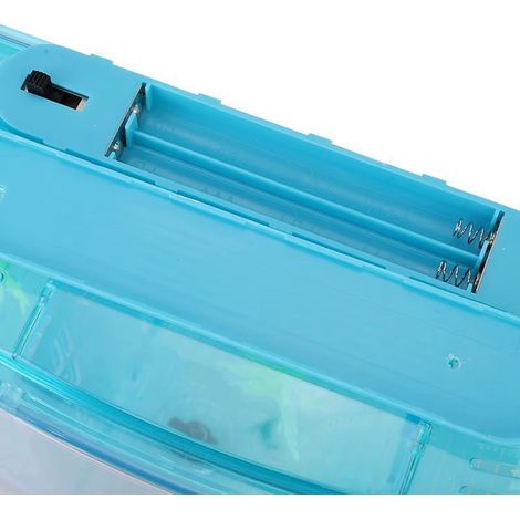 set. Colour: Purple. Material: Acrylic aquarium/fish tank with three-compartment acrylic breeding compartment and LED lighting. (1/5)