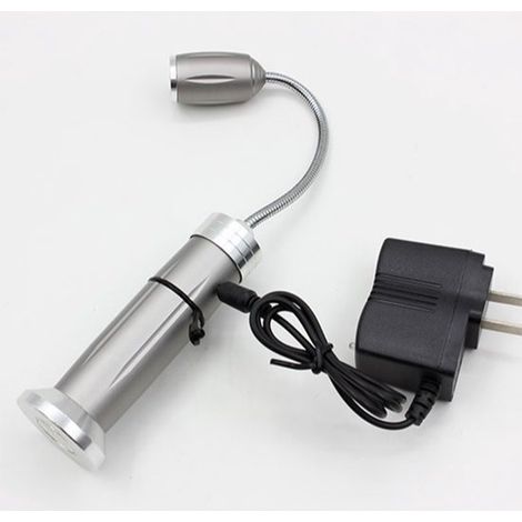 Lampe de barbecue magnétique ultra-lumineuse avec LED ultra-brillantes, cadeau idéal pour les hommes et les pères, lampe de barbecue flexible avec col de cygne (1/5)