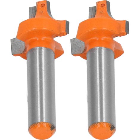 2 fraises à bois queue 8mm carbure de tungstène chanfrein 8x19mm pour défonceuse menuiserie (1/5)
