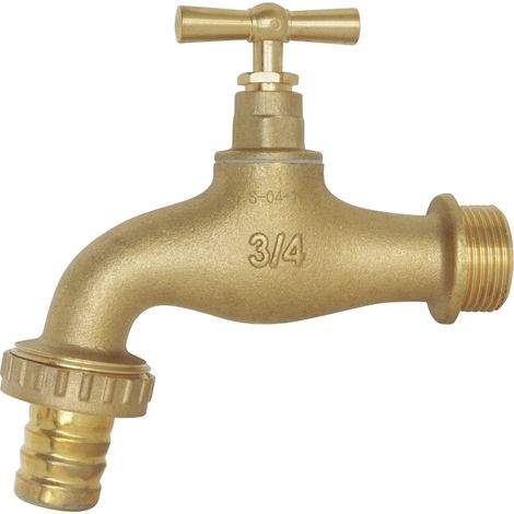 SOMATHERM PER VOI - irrigazione valvola di rubinetto - Arrivo 20/27-26/34 Nose - in ottone spazzolato - montaggio del naso