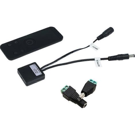 Interrupteur de télécommande sans fil pour éclairage LED et portes roulantes (5 V, 9 V, 12 V, 24 V CC) (1/5)