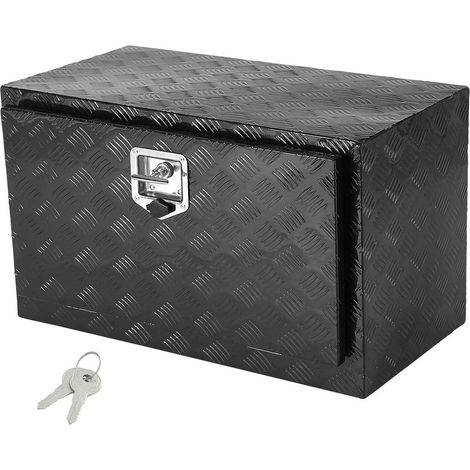 Coffre Sous-Châssis Camion Boîte à Outils en Aluminium Étanche avec Serrure et Poignée en T, 76 x 43,2 x 45,7 cm (1/5)