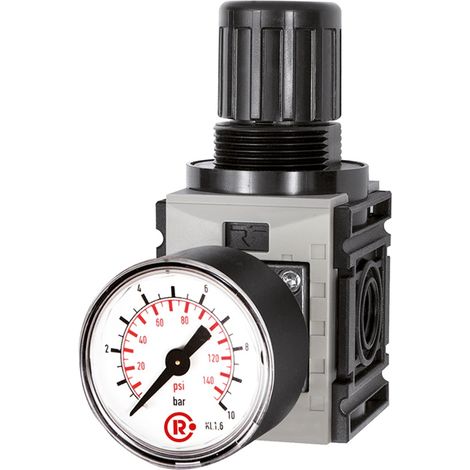 Riegler Druckregler, d. DV »FUTURA-mini «, Standardmano., G 1/4, 0,5-8 bar (1/4)