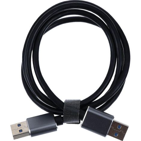 Câble USB 3.0 mâle-mâle double extrémité pour ordinateur (1/5)