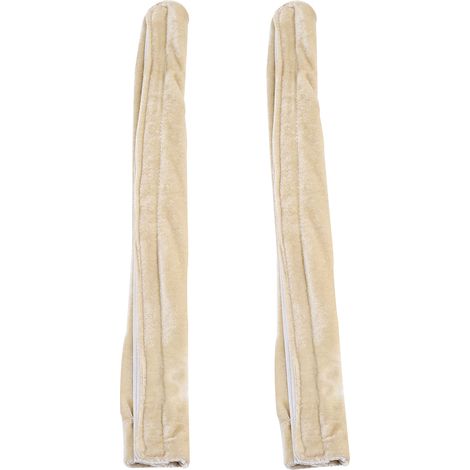 2 paires de poignées réfrigérateur beige, housses antidérapantes pour four et électroménagers de cuisine (1/5)